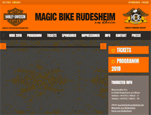Tablet Screenshot of magic-bike-ruedesheim.com